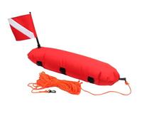 Zymoplas Diving Inflation Buoy Signal For Reliable Signaling Torpedoes Buoy Nylon High Performance Lengthened Blowing Nozzle, Red