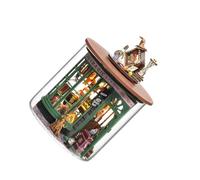 Zymoplas DIY Miniature Wooden Furniture Kit Exquisite Workmanship Endless Joy DIY Miniature for Dollhouse With Furniture Kit, B-048
