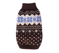 Zymoplas Dog Clothes Supple Keep Warm Exquisite Softness Breathable Resilience Puppy Vest Costumes Outfit Dogs T-Shirts, Coffee, S