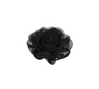 Zymoplas Dog Collar Flowers Cat Bow Tie Adorable Pearl Chiffon Beautiful Appearance Pet Supplies Grooming Accessories for Puppy, black