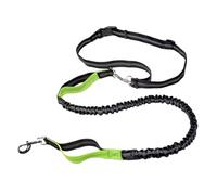 Zymoplas Dog Leash With Adjustable Waist Belt Reflective Strip Multifunctional Wide Application Jogging Dog Leash Stylish