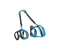 Zymoplas Dog Lift Harness Support Sling Lifter with Handle Comfortable and Durable Walk Full Body Rehabilitation Legs, Blue, M