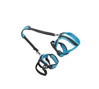 Zymoplas Dog Lift Harness Support Sling Lifter with Handle Comfortable and Durable Walk Full Body Rehabilitation Legs, Blue, S