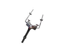Zymoplas Drum Holder Mount Display Bracket Hardware for Tom Drum Sleek and Innovative DIY Accessories, Double Tom Holder, 42cm