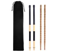 Zymoplas Drum Stick Storage Bag Good Decoration Practicing Prop Percussion Part for Beginners Musical Gear Compact Size Wood Rod