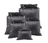 Zymoplas Dry Bags Waterproof Sack Foldable Flexible Durable Rafting Storage Adjustable Reserve Pouch Outdoor Strap Hook, Black