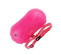 Zymoplas Dry Swimming Bag Inflatable Waterproof Buoy with Belt Equipment Double Gasbag Pack Tool Bags Adult Children Emergency, Rose red