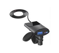 Zymoplas Dual Fast Charging Motorcycle Charger For 12V Devices Motorcycle Phone Charger ABS Car Phone PDQC3.0