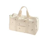 Zymoplas Duffel Bag for Women Stylish and Practical for Weekend Trips Cotton Weekend Bags for Women Travel Bags for Women, B