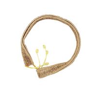 Zymoplas Durable And Sturdy Woven Rattan Rope For Stylish And Fashionable Handmade Handpan Rattan Rope Handmade Braided Hemp Rope, yellow