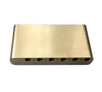 Zymoplas Durable Brass Tremolo System Bridge Blocks Electric Guitar s Performance, Without Screws, 7.5 x 4 x 1.27cm