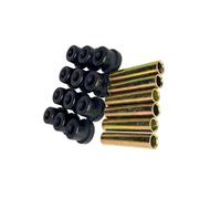 Zymoplas Durable Golf Cart Rear 6 Spring 12 Bushing Kit GasElectric Replacement
