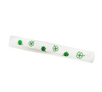 Zymoplas Durable PU Golf Alignment Stick Cover Case USA Embroidered Waterproof Holder, White, 14.17x1.97 Inch