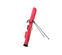 Zymoplas Durable Waterproof Golf Stand Bag Club Pitch and Putt Bag with Stand, Red