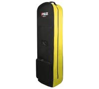 Zymoplas Durable Wheeled Golf Travel Cover Bag for Secure Airlines Shipping Storage Carrier, Yellow