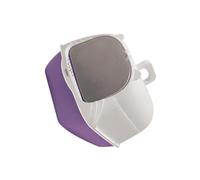 Zymoplas Easy Tidy Handle Cat Litter Box with Lid Effortless Cleaning and Maintenance, violet, 51 x 37 x 36cm