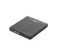 Zymoplas Easy To Install External CD DVD Burner Slim Portable Drive Burner External Dvd Drive For Laptop Cd Burners, Read + Burn