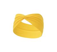 Zymoplas Elastic Headband Athletic Exercise Hair Band Running Hiking Sports Sweatband Elegant Headwear Lady Accessories, Yellow