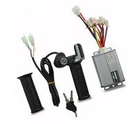 Zymoplas Electric Bike Aluminum Brushed Motor Speed Controller Box 1000W Throttle Twist Grips Kit Accessories E-Bike Bicycle, 36V