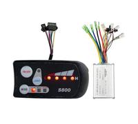 Zymoplas Electric Bike LED Motor Speed Controller Set Waterproof Button for Operation Speedometer Control Box Scooter Accessories