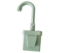 Zymoplas Electric Circulating Water Toy Faucet For Kids Play Kitchen ABS Water-saving Faucet Accessories Cartoon Faucet Sink Toy , green