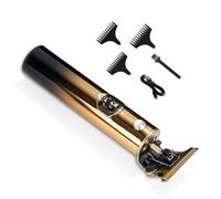 Zymoplas Electric Hair Clippers Rechargeable Cordless Adjustable Trimmer Travel Shaving Machine Salon Barber Shaver for Male, Gold