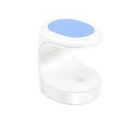 Zymoplas Electric Mini Nail Dryer 16W LED Egg Desktop Portable Pocket Manicure Drying Lamp Machine Plastic Gel Polish Light, Blue
