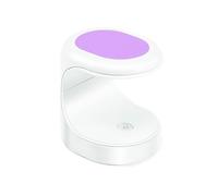 Zymoplas Electric Mini Nail Dryer 16W USB LED Egg Hands-Free Manicure Lamp Salon Lighting Gel Nail Polish Single Fingernail Light, Purple