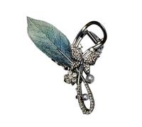 Zymoplas Elegant Banana Hair Clip Metal Hair Accessories For Women Hairstyles Claw Hair Clips For Women Metal Banana Hair Clip, D