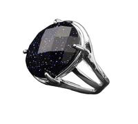 Zymoplas Elegant Oval Stone Ring For Women Hypoallergenic And Durable Classic Solitaire Setting Natural Stone Rings Finger Ring