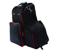 Zymoplas Equestrian Backpack Horse Riding for Boots Oxford Cloth Breathable Bag Built-in Rain Cover Adjustable Shoulder Strap Sports
