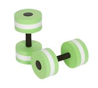 Zymoplas EVA Water Aerobics Dumbbell Aquatic Fitness Swimming Pool Exercise Accessory Dumbbells Rehabilitation Training Fast Dry, Green