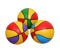 Zymoplas Exquisite 6 Inches Toy Ball With Comfortable Touch For Babies 2. Easy To Enjoy Sports Fun Inflatable Small Ball, Color basketball