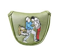 Zymoplas Exquisite Embroidered Montage Style Club Cover For Golf Clubs Easy To Put On And Off Durable Protective Cap Cover, B-style semicircle