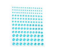 Zymoplas Eye Face Rhinestone Stickers Crystal No Glue Forehead Makeup Festival Accessory DIY Nail Art Decorations for Women, Blue