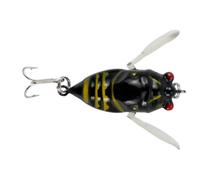 Zymoplas False Bait Lifelike Lightweight Lure Steel Wire Baffle No Burr Artificial Fishing Tools Simulated Fish Scale Pattern, Black