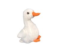 Zymoplas Farm Animal Plush Toy Stuffed Animals Home Decor for Kids Gifts Cute Mini, white duck, 17cm