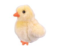 Zymoplas Farm Animal Plush Toy Stuffed Animals Home Decor for Kids Gifts Cute Mini, yellow chicken, 14cm