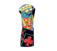 Zymoplas Fashionable Protective - Leather Durable Patterns Cover - Fashionable And Golf Cover Push Head And In Club Club, Black K