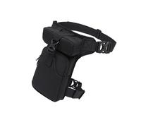 Zymoplas Fashionable Waist Leg Pouch Bag for Outdoor Activities Spacious and Comfortable, Black, 28 x 13 x 38cm
