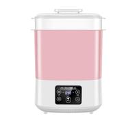 Zymoplas Fast Drying Baby Bottle SanitizersFor All Bottles Easy to PP Electric Steam Bottle Sterilizer and Dryer More Hygienic, Pink