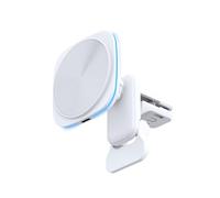 Zymoplas Fast Full Charge With Magnetic Suction Wireless Charger Blue Light Circle Low Temperaturefast Charging Does Not Damage, White