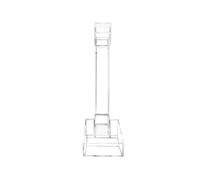 Zymoplas Fish Feeder Feeding Tube Feed Bowl Transparent Detachable Convenience ple for Operation Shrimp Feeders Aquarium Supplies, As shown, Large