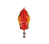 Zymoplas Fish Lure Artificial Bait 8cm Workmanship Compact Size No Burrs Exquisite Rotating for Wobbler Lures Fishing Tackle, Red