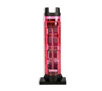 Zymoplas Fishing Box Rod Holder External Vertical Adjustable Portable Pole Stand Inserting Device Bracket Home Removable, Pink