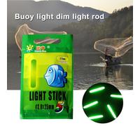 Zymoplas Fishing Light Stick Freshwater Portable Fish Lighting Gear Fluorescent Lightstick Tool for Professional Fisherman, 1 Bag