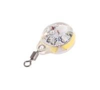 Zymoplas Fishing Lure Light LED Sea Fresh Water Portable Colorful Lighting Luminous Fish Bait Underwater Attraction Lamp, Green