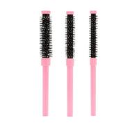 Zymoplas Fluffy Styling Comb Three Portable Hair Root Comb Set Mini Fluffy At Home Or On The Family Hair (Yellow, pink