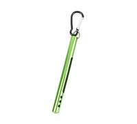 Zymoplas Fly Fishing Thermometer Metal Stream Lakes Sea Spring Clip with Carabiner Pocket Freshwater Saltwater Streamside Tools, Green
