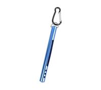 Zymoplas Fly Fishing Thermometer Metal Stream Lakes Sea Spring Clip with Carabiner Pocket Freshwater Saltwater Streamside Tools, Blue